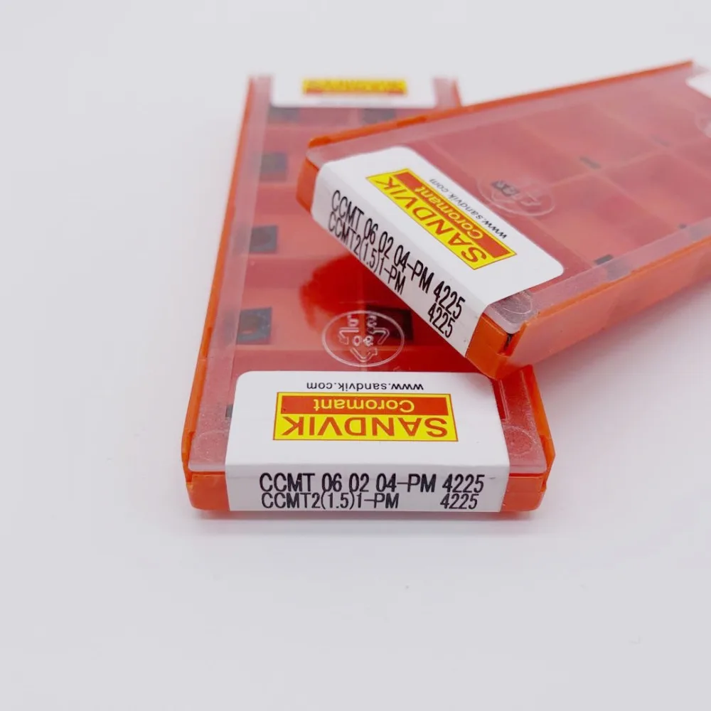 

CCMT060204 PM 4225 Internal Turning Tools Carbide insert ccmt 060204 High quality Lathe cutter Tool Tokarnyy turning insert
