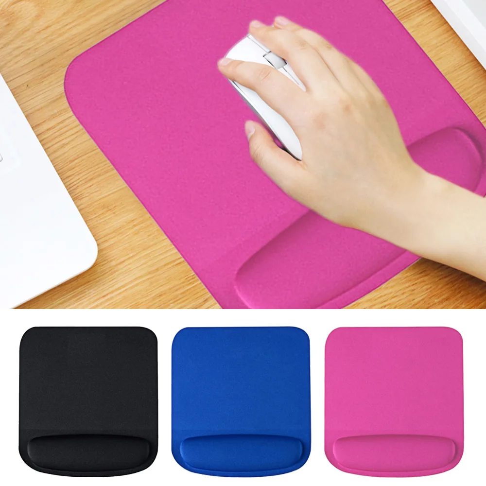 Soft Mouse Pad Mousepad with Wrist Rest Support Pad Non Slip