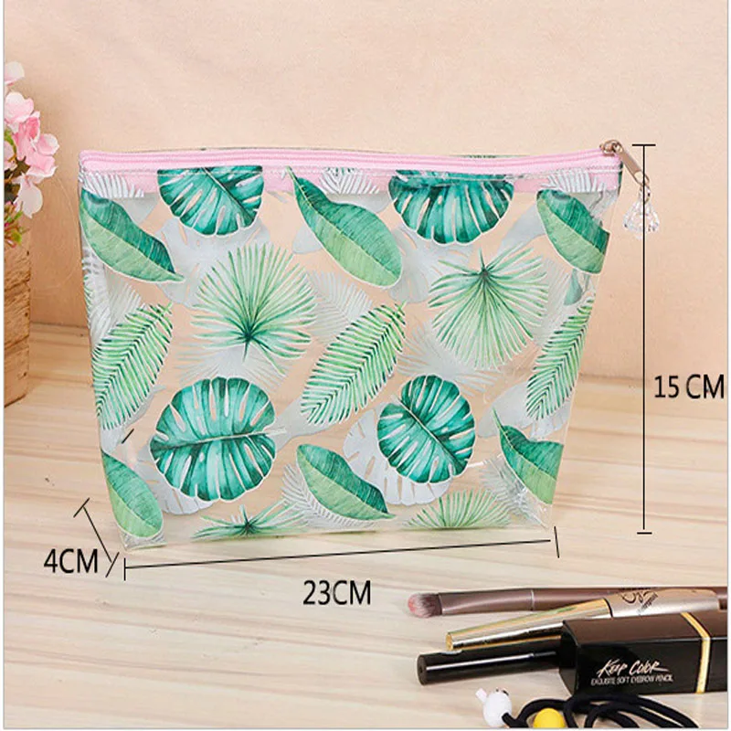 PVC Cosmetic Bag Transparent Waterproof Wash Cosmetic Bag Storage Finishing Package