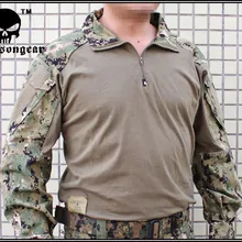 Emerson тактическая G3 боевая рубашка Emerson BDU Военная армейская страйкбольная wargame рубашка AOR2 EM8596