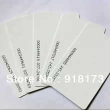 600 шт./лот TK4100 4102/EM 4100 чип RFID 125 кГц пустые карты тонкий ПВХ идентификационная смарт-карта