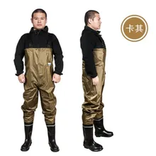 Открытый дышащий грудь болотные брюки водонепроницаемый устойчивый к царапинам нейлон Толстые мужские и женские ботинки для рыбалки обувь комбинезон брюки