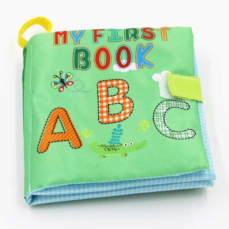4 стиля детские игрушки книжки из мягкой ткани звук шелеста детские развивающие погремушка в коляску игрушка новорожденная кроватка детские игрушки 0-36 месяцев - Цвет: Letter
