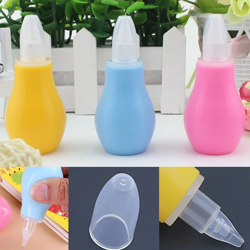 Силиконовый безопасный пылесос для носа для новорожденных детей, вакуумный всасывающий детский аспиратор для носа, инструмент для ухода за ребенком, диагностический инструмент, Вакуумная присоска