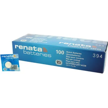 

100 X renata Silver Oxide Watch Battery 394 SR936SW 936 1.55V 100% original brand renata 394 renata 936 battery