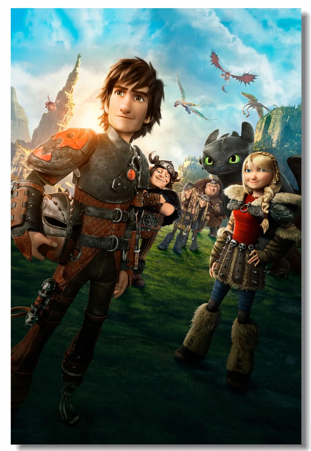Пользовательские обои наклейка Беззубик Hiccup постер с рисунком дракона Как