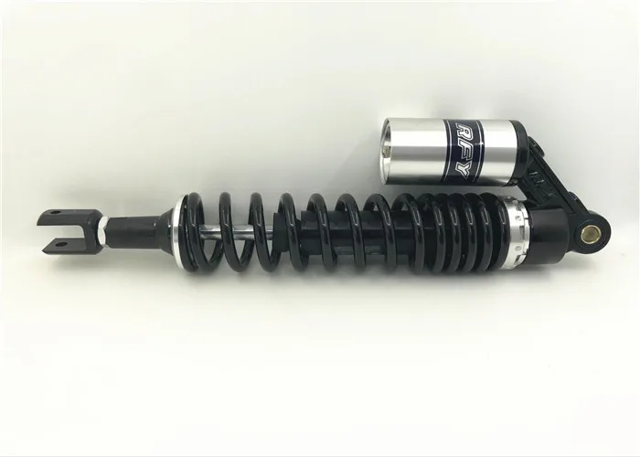 black, 390mm 1 pair RFY High Quality 390mm 420mm Motorcycle shock absorber nitrogen air suction spring 8mm for ATV yamahm