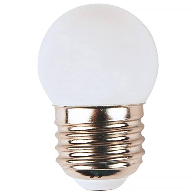 10pcs G45 2W Led Globe Light E27 White Shell Led Bulbs Warm Cool White