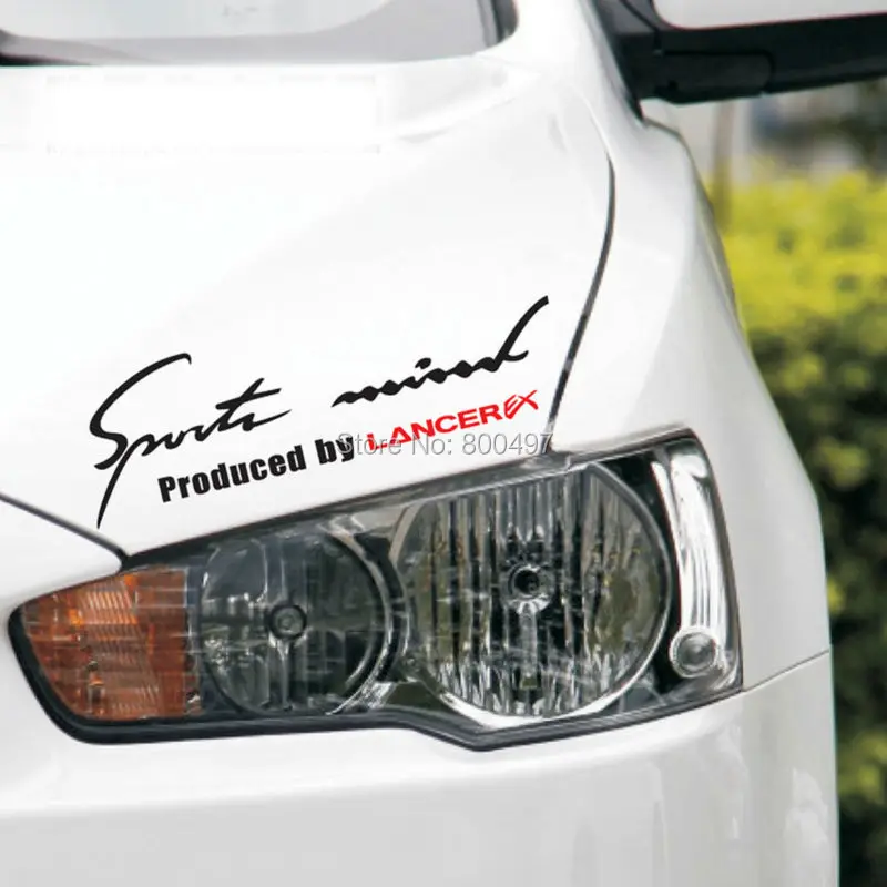 

New Style Sports Mind Produced by Lancer EX Sports Stickers Car Accessory Decorative Reflective Decals for Mitsubishi Lancer EX