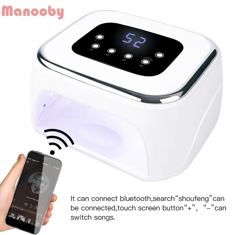 99W / LED Nail Nail Dryer Infrared Sensing Bluetooth with for Nail Polish Curing Nail Tools