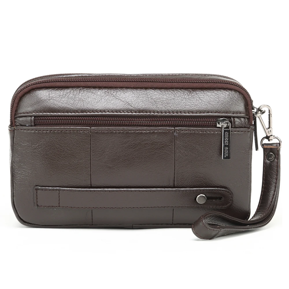 Женский кошелек на молнии с отделением для монет и паспортом|genuine brands|bag brandleather