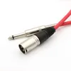 Instrument Cable XLR 3 Pin Plug to 6.35mm (1/4