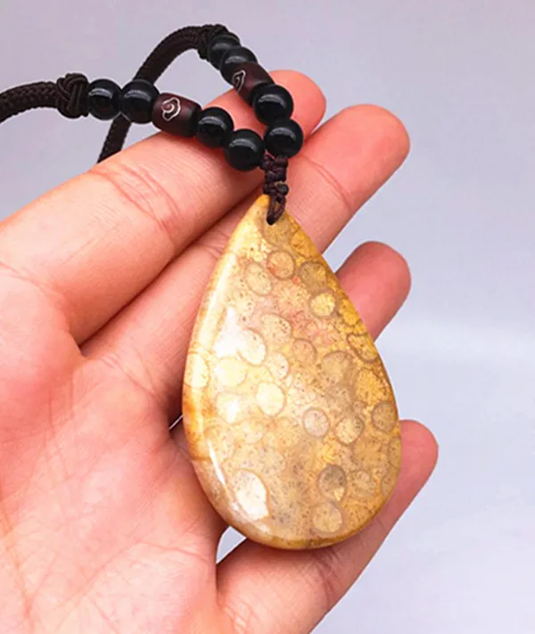 Рамс натуральный кристалл кварца коралловый jade pendant