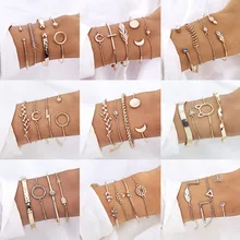 VKME модный браслет из бусин и дамский браслет богемный Регулируемый многослойный серебряный браслет богемные ювелирные изделия