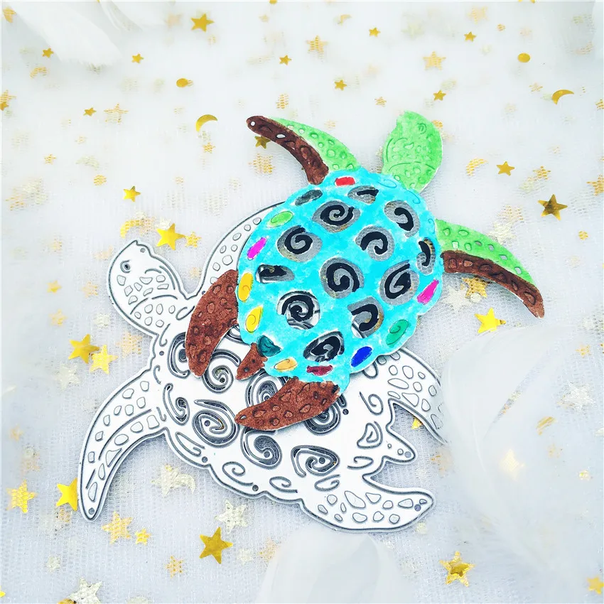 

Turtle Dies Metal Cutting Dies Stencils Scrapbooking Album Craft Die Cut for Card Making Decoration Embossing Cutting Dies 2019
