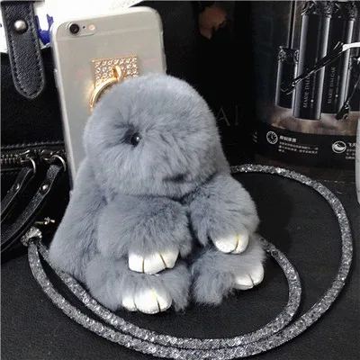 Роскошный пушистый чехол для телефона с кроликом Huawei P8 P9 P10 P20 P30 PLUS LiTE Mate10 20 Pro Lite