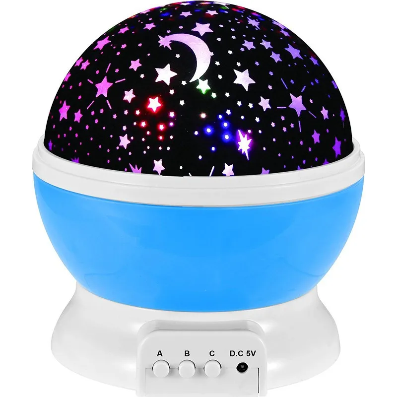 Romantic Rotating Spin Night Light Projector (7)