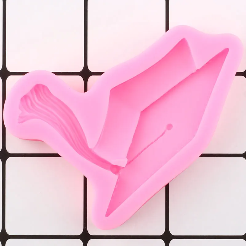 3D Выпускной силиконовые формы шляпа для кексов, помадки формы DIY вечерние инструмент для декорирования тортов Полимерная глина конфеты шоколадная мастика пресс-форм
