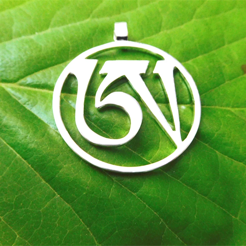 Прямая поставка подвеска Dzogchen с серебряным покрытием ожерелья и подвески для