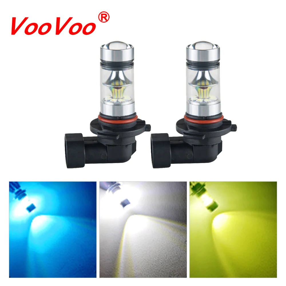 

VooVoo Canbus H1 H3 H7 Bulbs H11 H8 H10 LED Auto Fog Lamp HB3 9005 9006 HB4 Amber White Ice Bule Car FOG LED Running Light fog