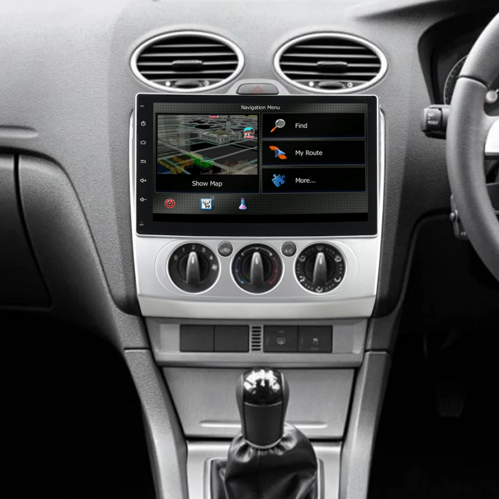 Discount Octa core Android 8.0/Quad Core Android 8.1 car dvd player for Ford Focus 2007 2008 2009 2010 2011 Car Radio Bluetooth GPS Navi 5