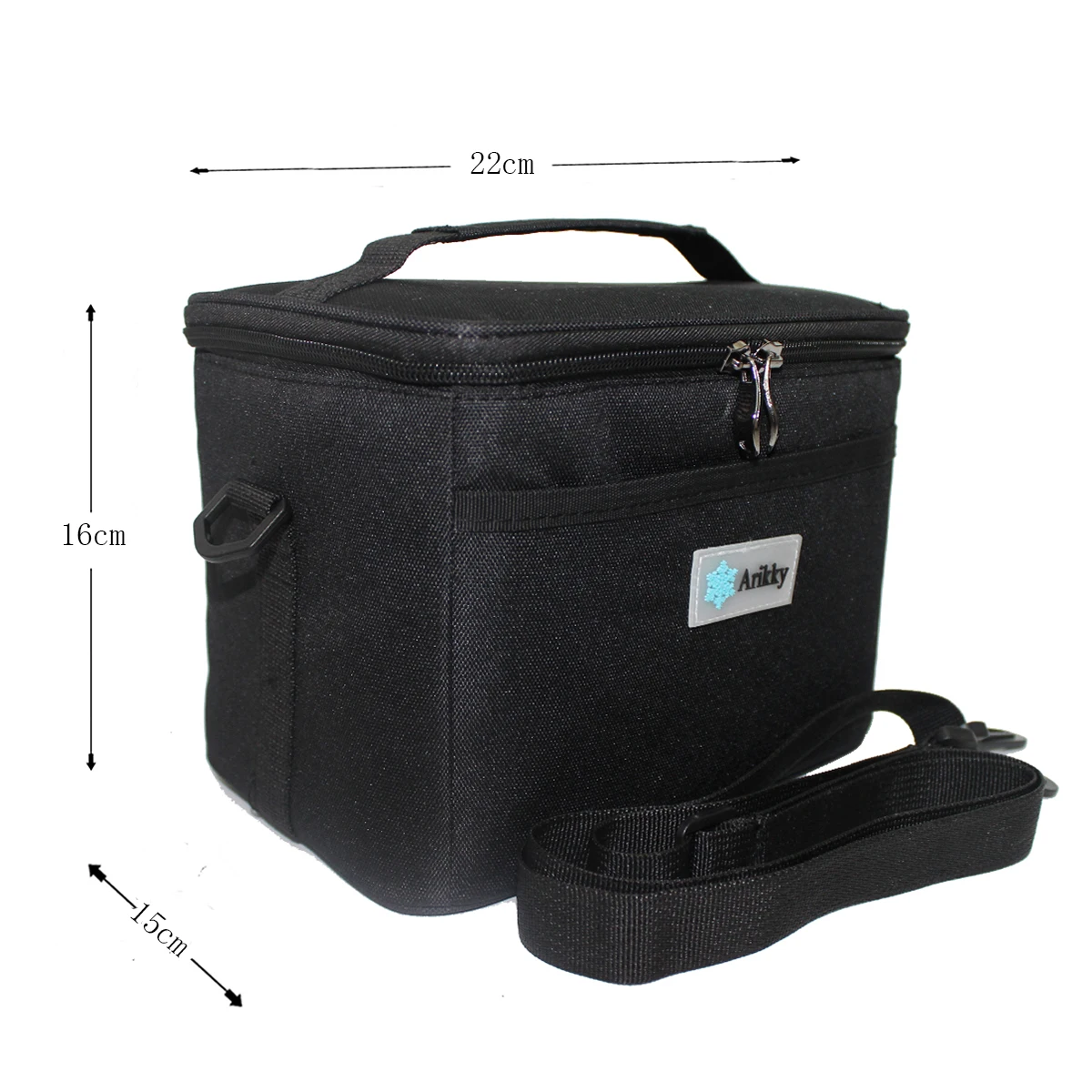 5L Термальность Еда изоляции Портативный сумка для обеда с ремень через плечо мягкая детская сумка для обеда, 6, черный