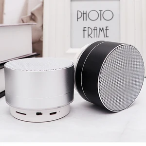 bluetooth speaker With Colorful LED Light portable Speaker 360 Degree Stereo Surround Metal sense Wireless Bluetooth Speaker