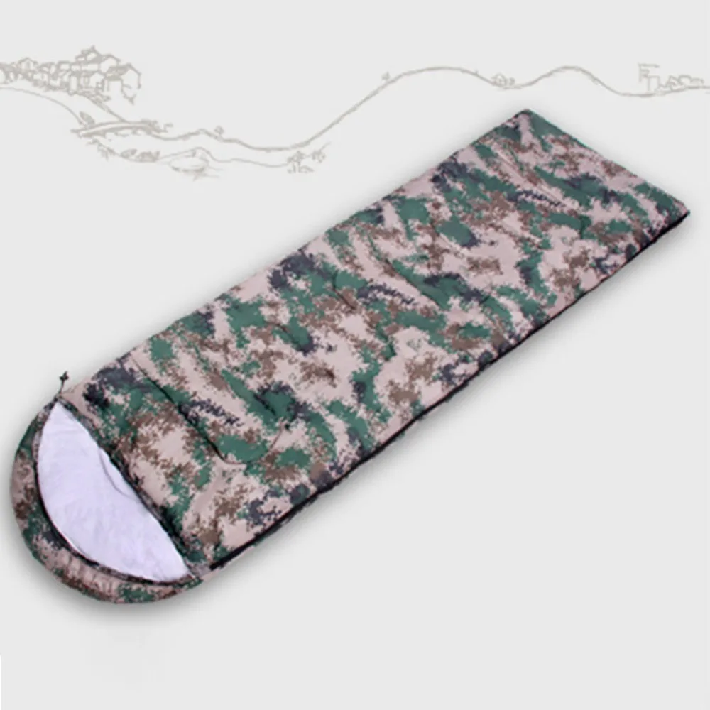

Multi-Functional Outdoor Camouflage Sleeping Bags Camping Envelopes Four Seasons Universal Sleeping Bag Air Conditioning Quilt