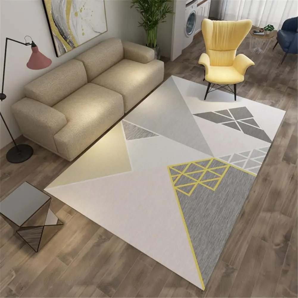 

Nordic Geometric Minimalist Carpet Anti-slip Mat For Home Bedroom Living Room Living Room Large Rug For Living Room Decor