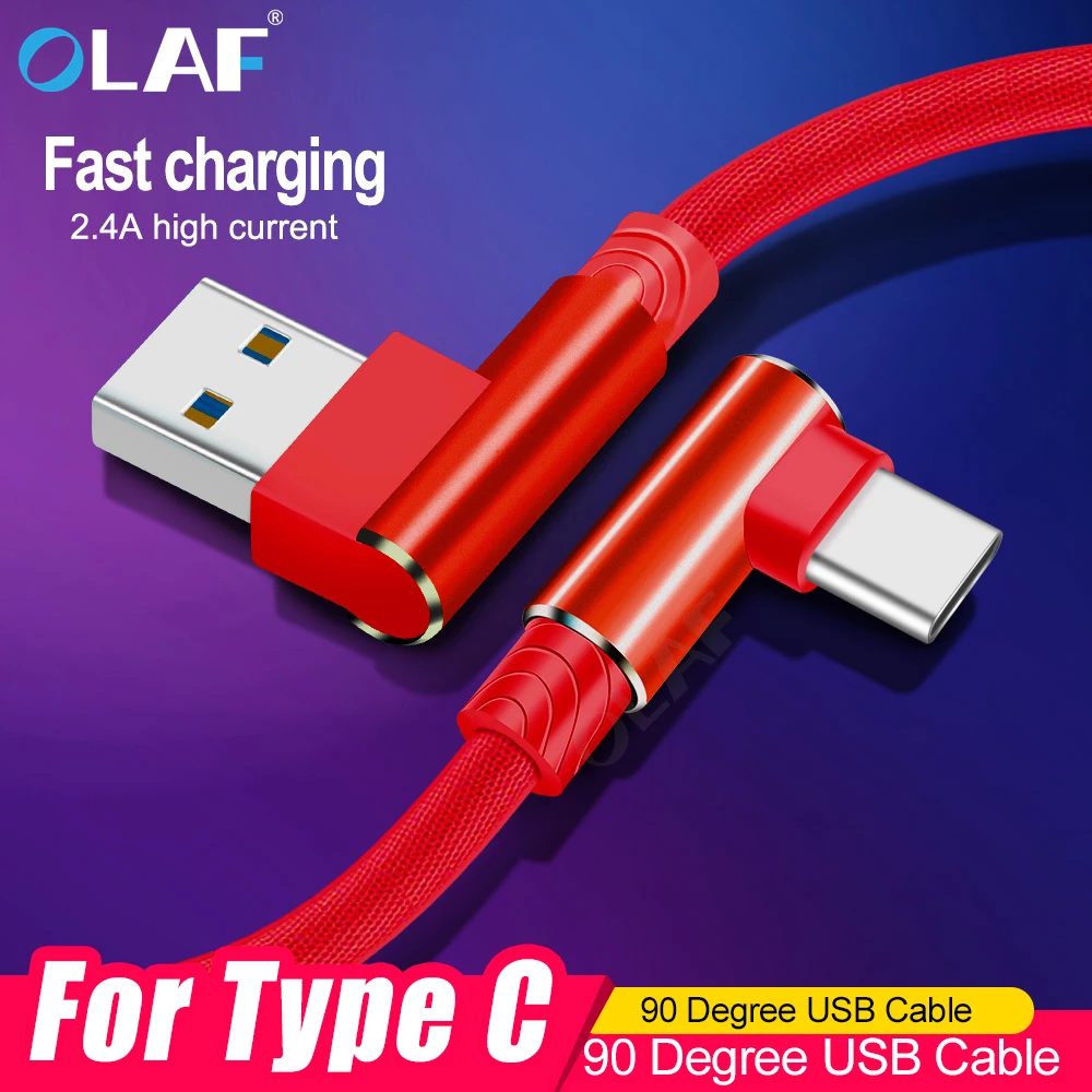 Кабель OLAF usb type-C 1 м 2 м 3 м Быстрая зарядка usb c type-c USB кабель для huawei samsung S10 S9 S8 Xiao mi redmi note 7 mi 9 mi 8