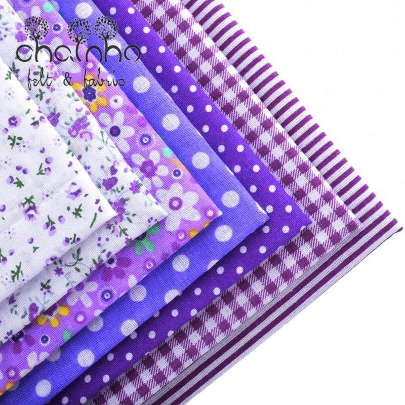 Простые тонкие хлопчатобумажные ткани Лоскутные материалы для шитья