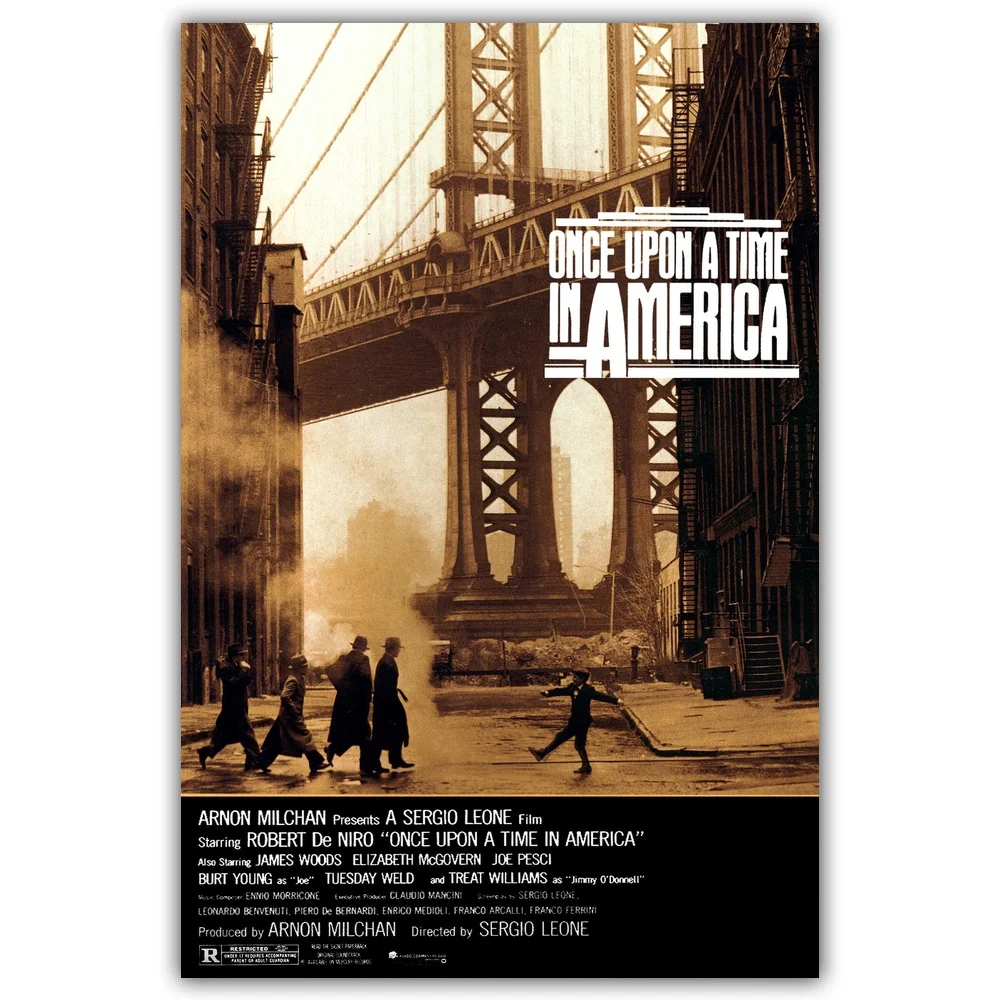 once upon a time IN AMERICA vintage movie poster ROBERT DE NIRO NYC 24X36