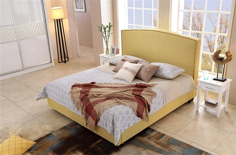 european high back contemporary modern fabric sleeping soft bed king size bedroom furniture made in china - European Bed Frame european high back contemporary modern fabric sleeping soft bed king size bedroom furniture made in china - European Bed Frame