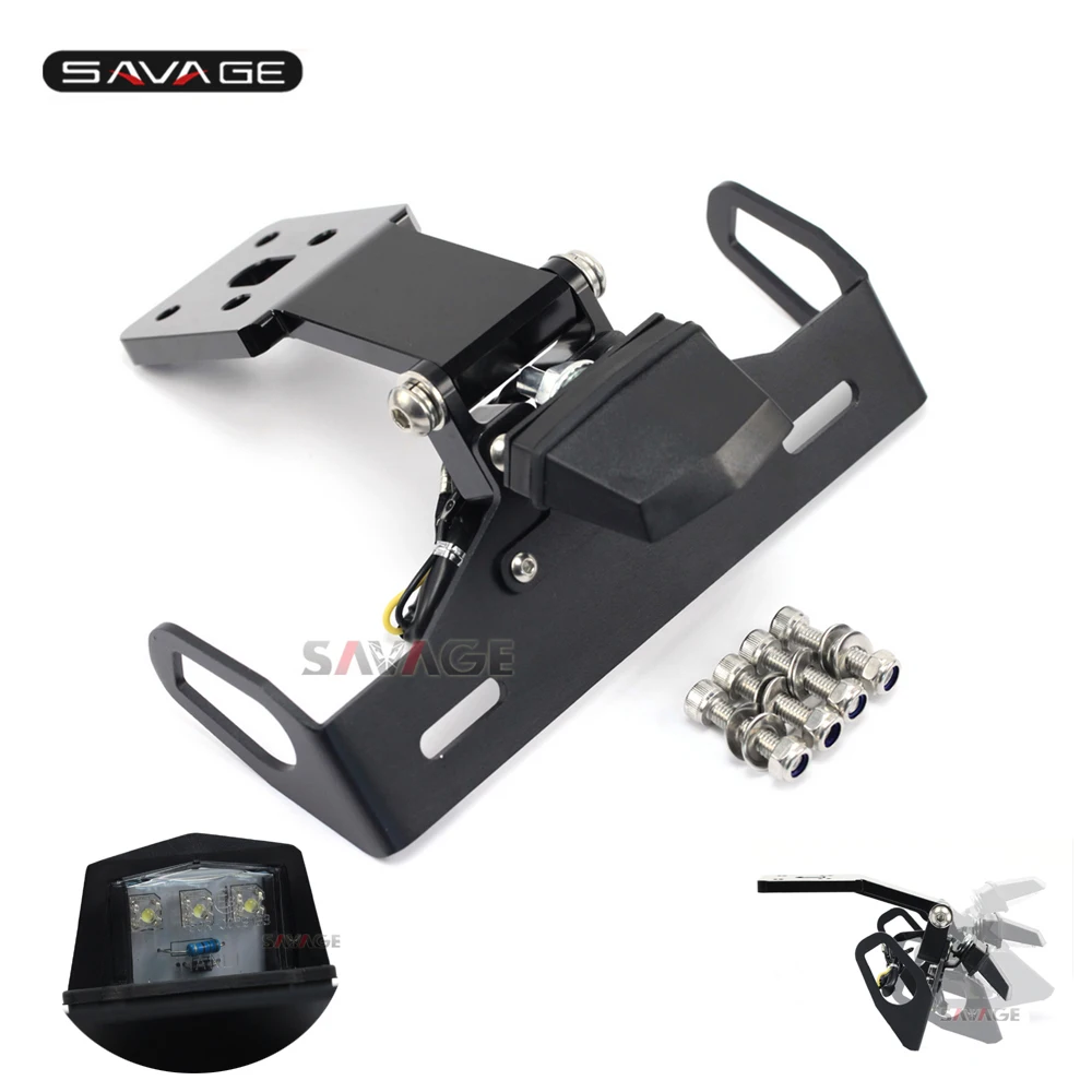 

For KAWASAKI NINJA 636 ZX-6R 09-16, ZX-10R 08-10 Motorcycle Tail Tidy Fender Eliminator License Plate Holder LED Light