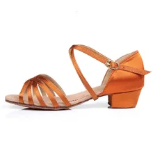 4CM/3.5CM Heels Children Latin Dance Shoes Salsa Shoes Tango Ballroom Dancing Shoes For Women Girls High Quality Shoes On Sale