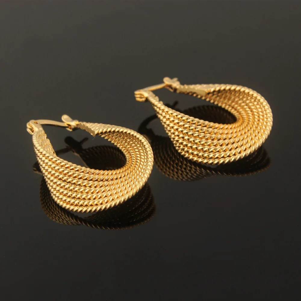 

Fansheng Fashion Gold color Stud Earring Charm Earrings Jewelry For Women gift