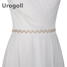 Модный свадебный пояс для невесты, со стразами Серебряное платье с декольте аксессуары Пояс головной убор ленты Пояски для женщин девушек