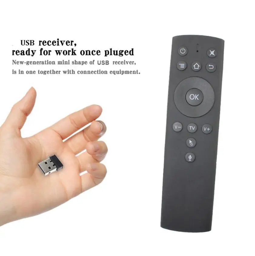 

T1 2.4G RF Wireless Fly Air Mouse 6-Axis Gyro Smart Remote Control for X96 TX3 mini H96 Pro A95X Android TV Box Mini PC TV Stick