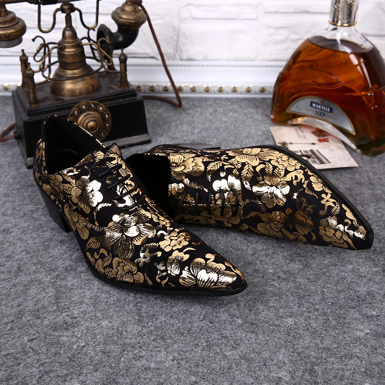 Pointu Main Homme As Cuir Chaussures Hommes Bout La Hauteur Top Picture Casual Picture Qualité Augmenter À 7 Gaufrage Nouvelle Cm Beertola Lacent En Mode as 34L5RjAq