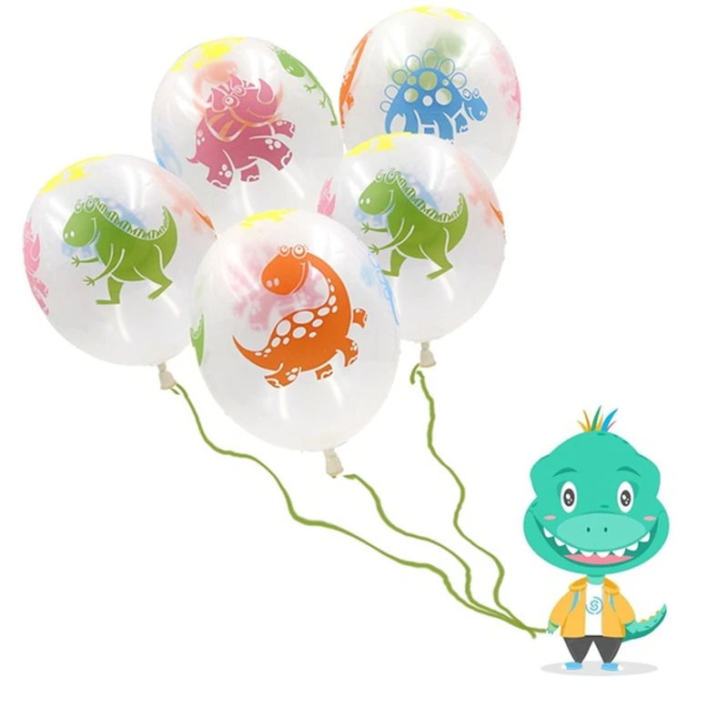 10pcs Dinosaur Balloons Dinosaur Birthday Party Decorations Kids Happy Birthday Dinosaur Party Walking Animals Baloons Kids Toys