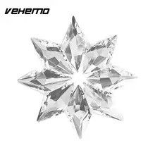 Рождественские Кристальные акриловые снежинки автомобильные подвесные украшения аксессуары