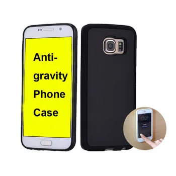 

100pcs Free DHL Adsorbed Suction Cover Case For Samsung Note 10 Plus S10 S9 S8 S6 edge Plus S7 edge TPU Anti gravity Phone Case