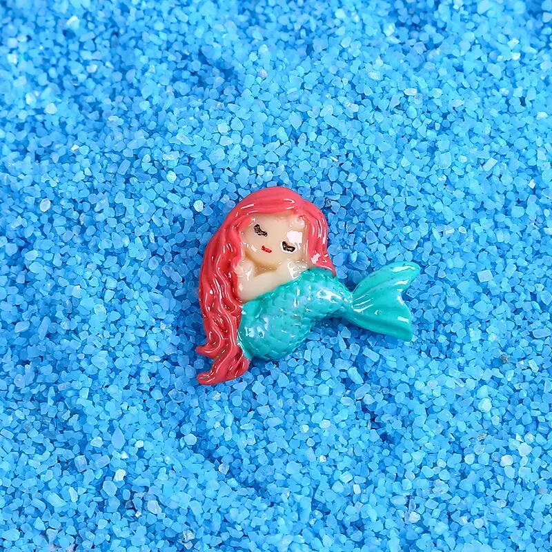 8 шт. милый русалка принцесса наполнитель для Clear/пушистая клейкая масса коробка популярные детские игрушки Лизун для детей DIY Kit Аксессуары Моделирование глины
