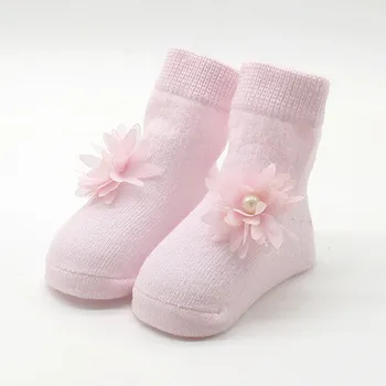 

Winter warm Baby socks Kids Girls Comfortable Floral Cute Cotton Sock Slippers Warm Ankle Socks meia infantil calcetines 0-1T