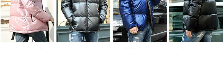 Tcyeek размера плюс зимнее пальто Мужская Женская куртка Hiver модная короткая куртка на гусином пуху женская с капюшоном модная зимняя одежда K8890