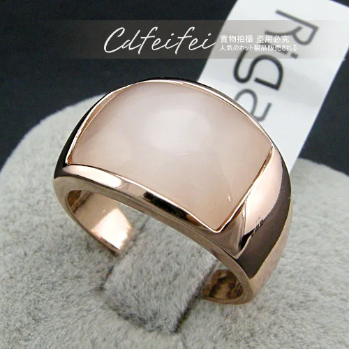 

fashion cat's eye opal rose gold color ring for women and men fashion 2014 new men ring gold anel