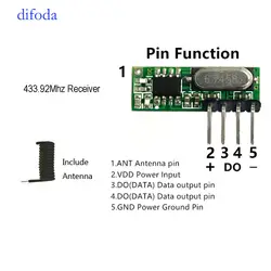 QIACHIP 3 шт. 433 МГц RF приемник супергетеродина UHF ASK 433 дистанционное управление модуль комплект Малый размеры низкая мощность для Arduino Uno
