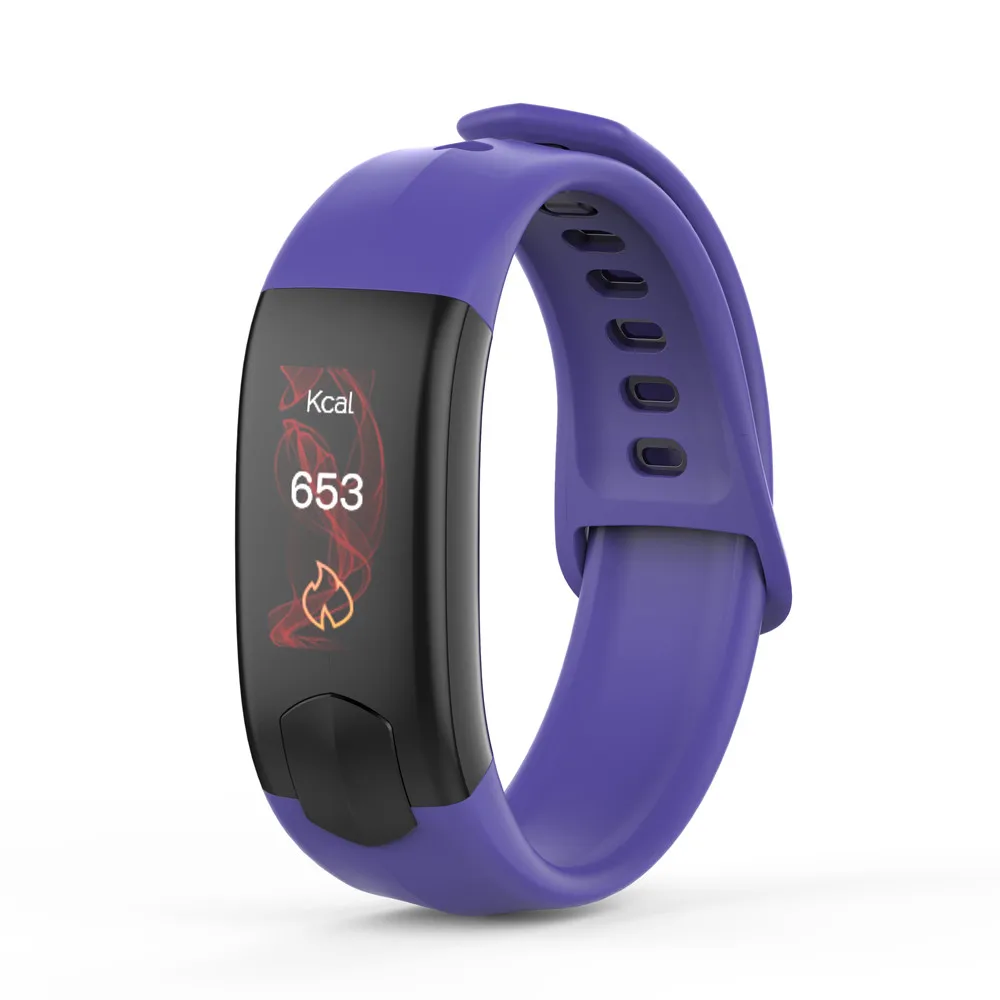 Men Women Sports Fitness SmartWatch BT 4.0 Heart Rate Exercise Step Calorie Movement Sport Smart Clock Watch For IOS Android #A