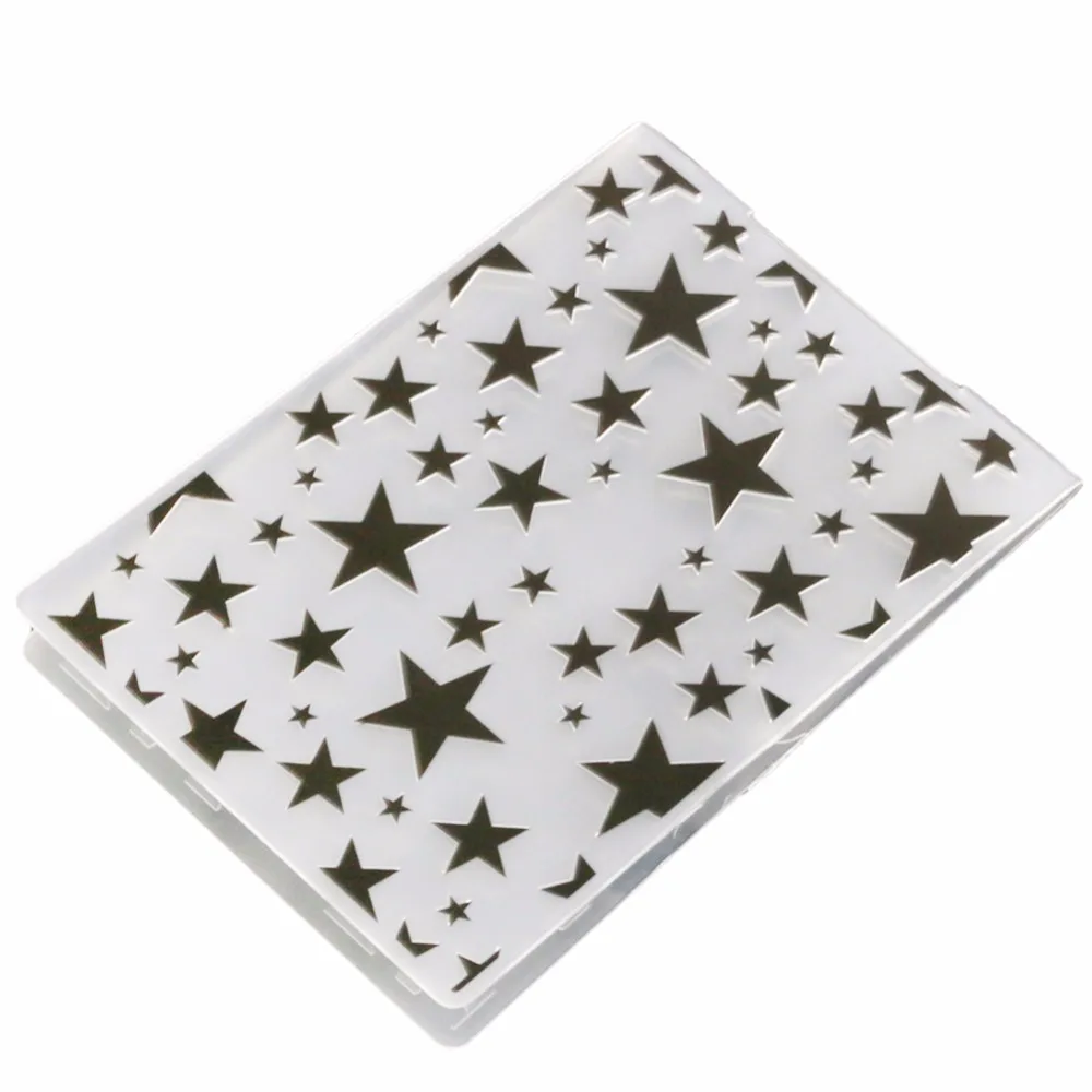 

Stars Stamping Greeting Embossing folder Card Scrapbooking Die 3D DIY Scrapbooking Die Photo Invitation Cards Decoration Stamp