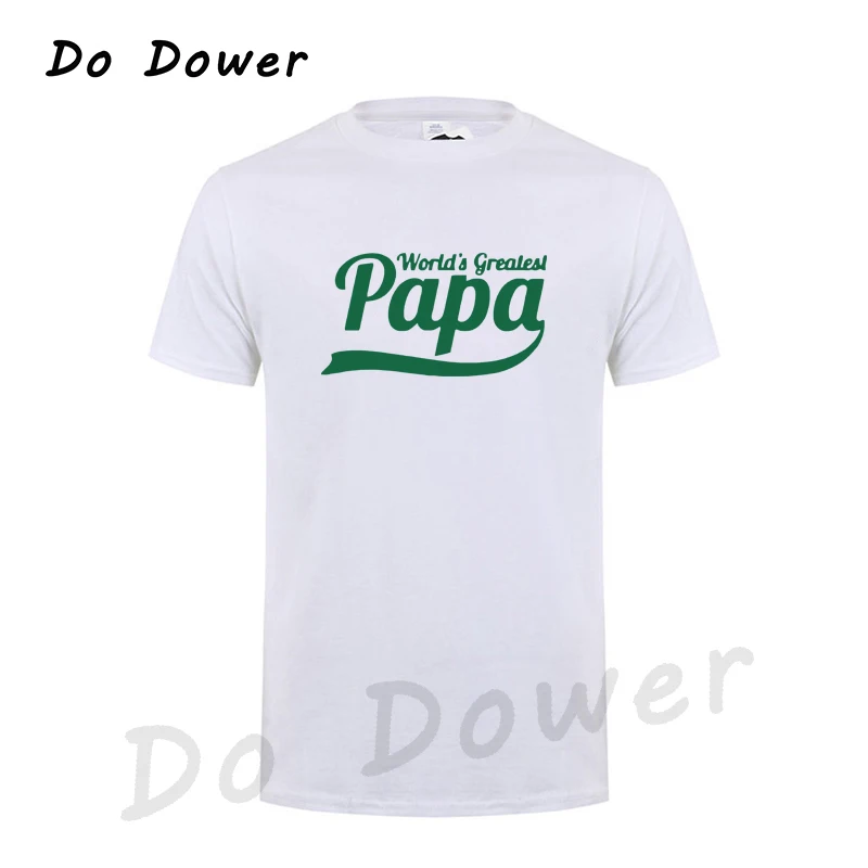 Брендовая одежда, Лучший в мире папа, папа, лучший папа, дада, забавная футболка, Мужская хлопковая футболка с коротким рукавом, топ, футболка - Цвет: White 7